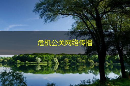 郴州危机公关网络传播