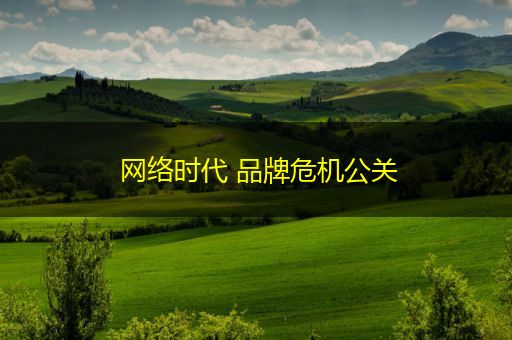 中国台湾网络时代 品牌危机公关