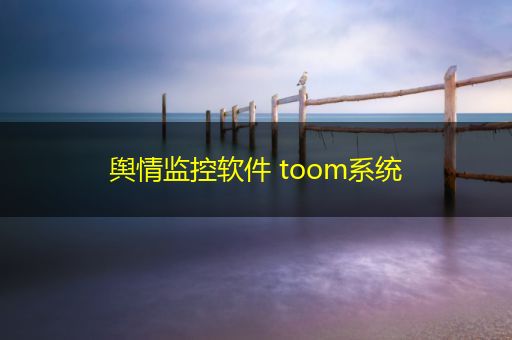 朝阳舆情监控软件 toom系统