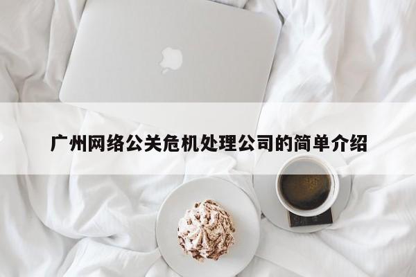 丽水广州网络公关危机处理公司的简单介绍