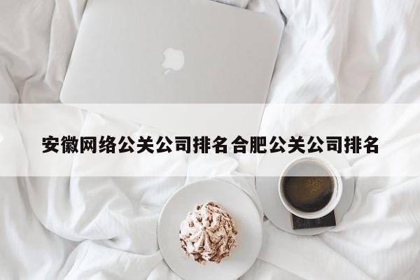 中国台湾安徽网络公关公司排名合肥公关公司排名