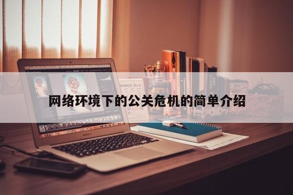 温县网络环境下的公关危机的简单介绍